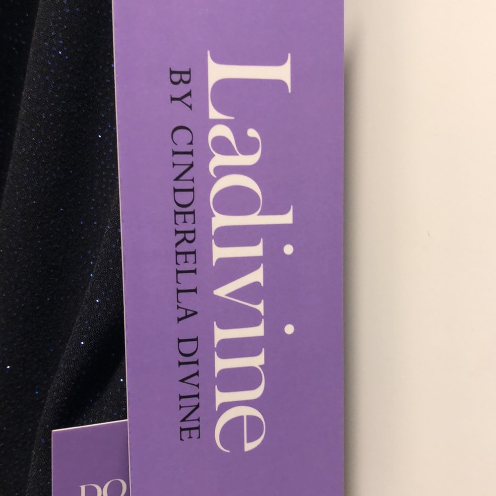 Brand new long navy blue sparkly dress. - Picture 4 of 9